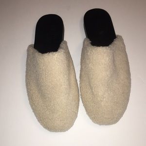 J crew Sherpa mules